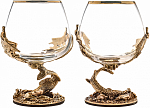 Подарочный набор из 2-х бокалов для коньяка "Судак" и "Осетр"