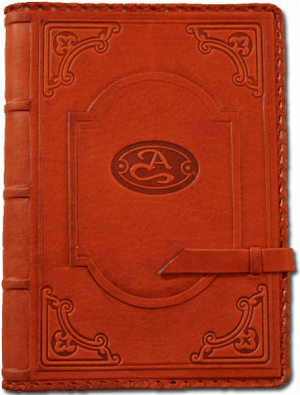Ежедневник А5 с блоком в стиле XIX века (модель 13)