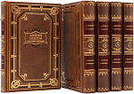 А.К. Толстой. Собрание сочинений в 5 томах (коричневая кожа)