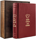 Книга для записей кулинарных рецептов (в подарочном коробе)