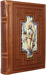Православный Молитвослов с декором из ростовской финифти (в подарочном коробе)