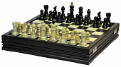 Шахматы классические средние деревянные утяжеленные (высота короля 3,25)